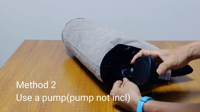 Oreiller Gonflable Minimaliste - [MARQUE] - Noir - Réduit La Pression