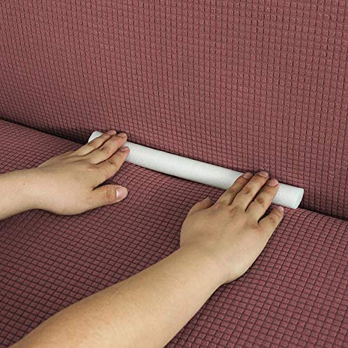 LINGHAN Bande antidérapante en mousse pour canapé, housse de canapé, housse de protection universelle, porte-cartes, bâtonnets antidérapants à couture, bâtonnets en éponge, 20 pièces Cover