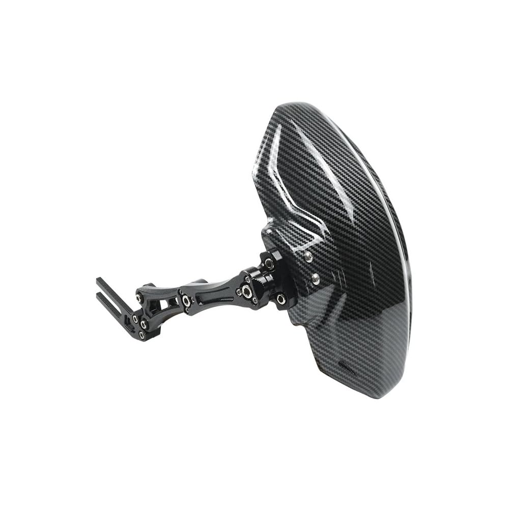 Vagary Universal CNC Rear Mudguard Adjustable Mud Splash Guard for KTM, Yamaha, Suzuki, TVS, Bajaj, Kawasaki, BMW Motorrad, Aprilia, Hyosung (Black)