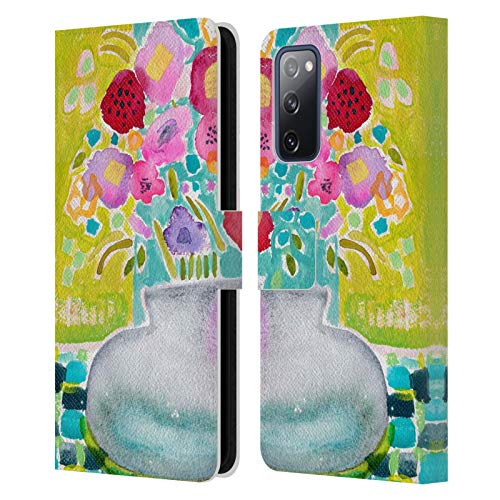 Coque en cuir portefeuille Samsung Galaxy S20 FE Wyanne Fleurs d'un Ami