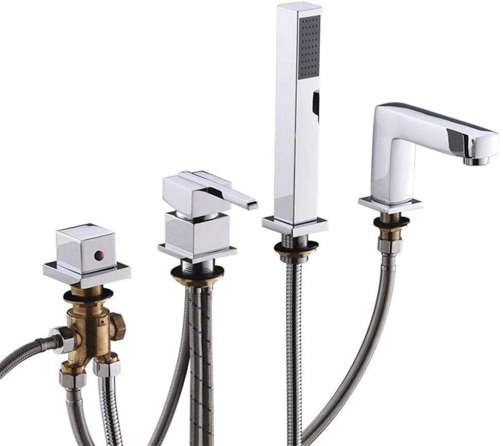 Set de douche installation facile robinet bain 4 trous