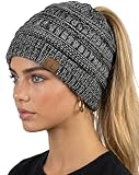 BT-6800-816.21 - Four Color Ribbed BEANIETAIL - Grey Combo (#31)