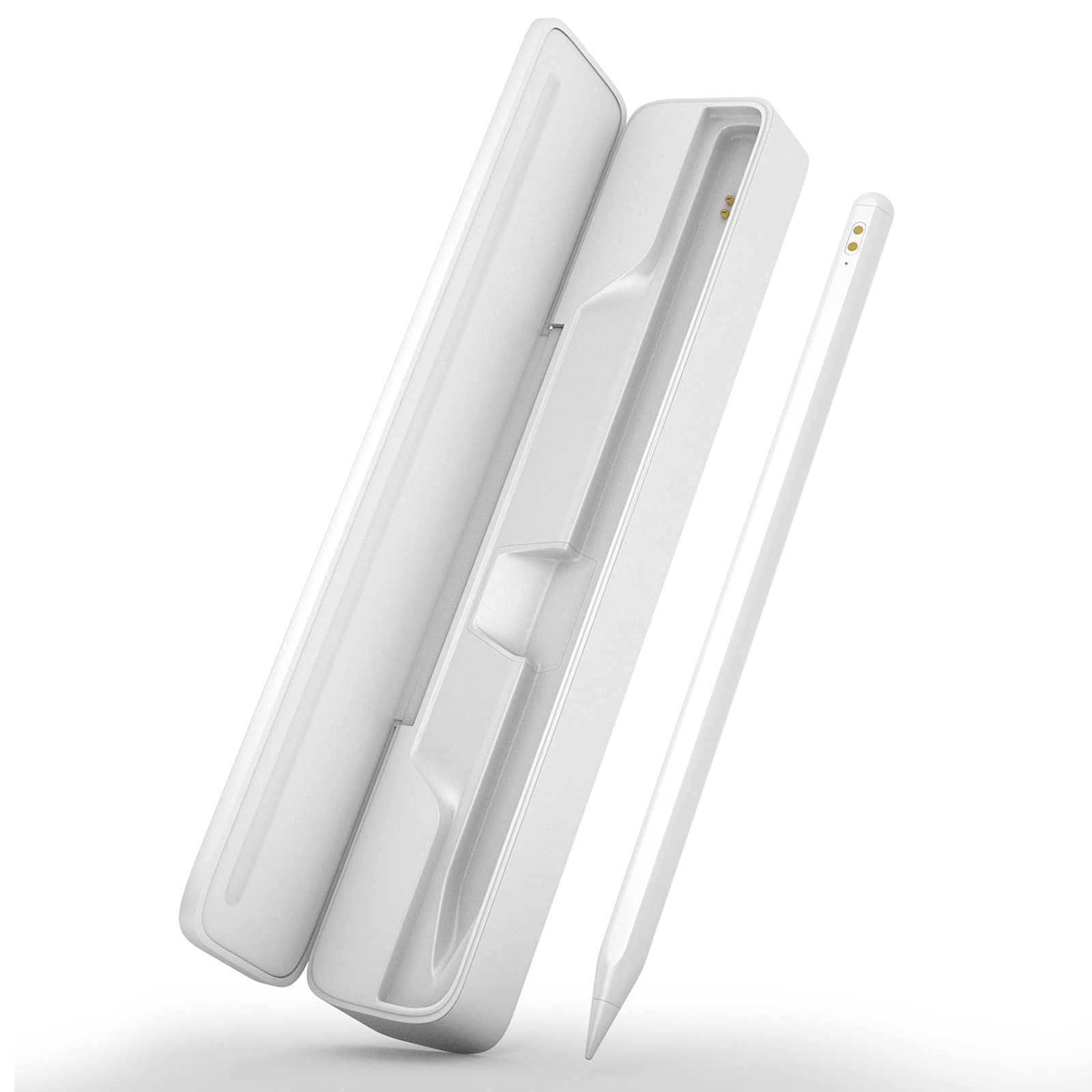 MEKO Stylus Pens for iPad 2018-2022, Rechargeable Touch Screen Pen for iPad with Palm Rejection, Tilt Sensitivity & Perfect Precision, Magnetic Attach Stylus Pencil with Fine Tip for iPad Pro Air Mini