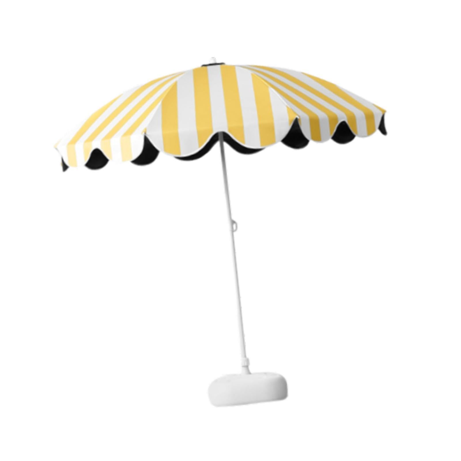 Ombrellone da Spiaggia, Tenda da Piscina, Ombrellone da Giardino, Leggero con Robuste Aste in Ferro E Antivento, Adatto per Giardini, Patii, Piscine, con Base di riempimento d'Acqua