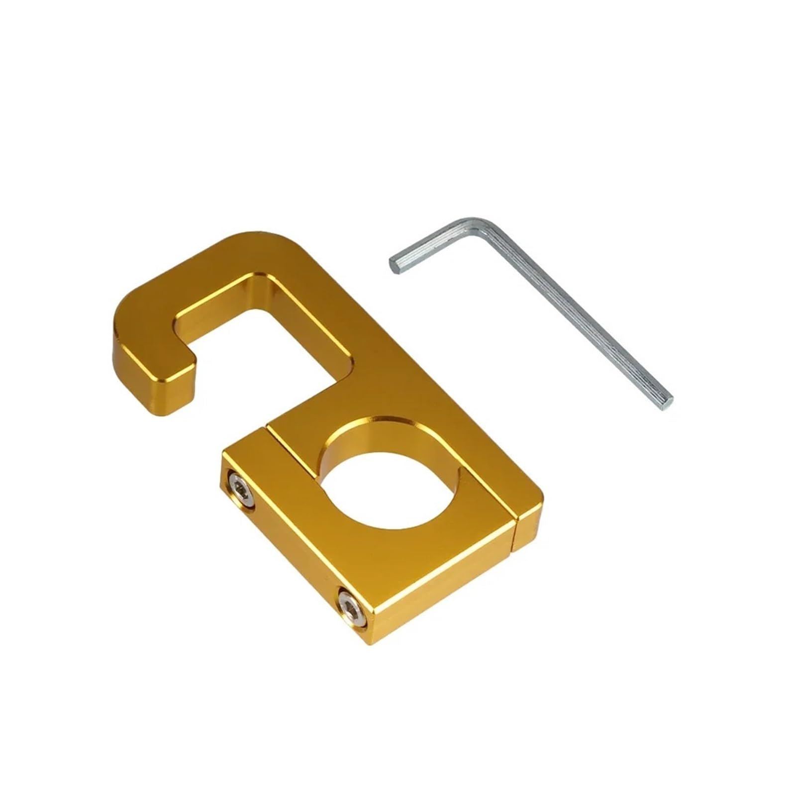 astuyhj Non-Slip Handlebar Hook for PCX125 PCX150 PCX160 PCX 160 PCX 150 PCX 125 Motorcycle 22mm Helmet Hook Luggage Bag Hook Holder Hangers Hooks(Yellow)