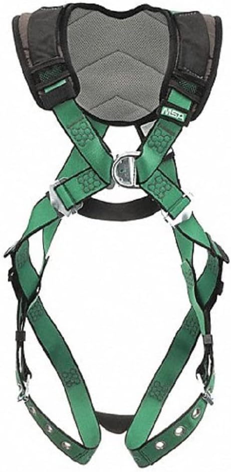 MSA 10206094 Fall Protection Harness,XL,Tongue Buckle