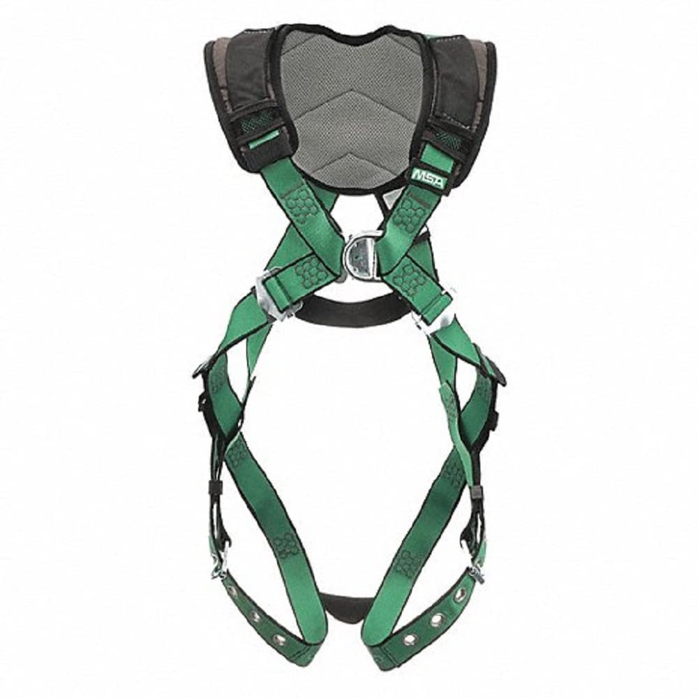 MSA 10206138 Fall Protection Harness,XL,Tongue Buckle