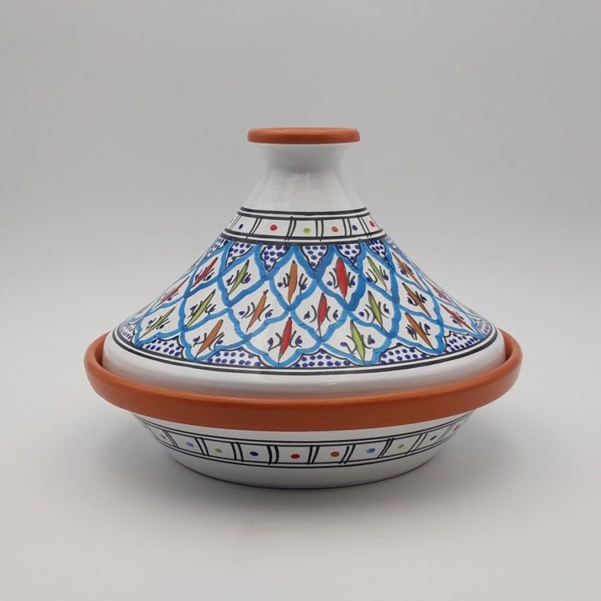 Tajine de cocina Bakir turquesa - D 27 cm