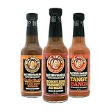 Mr. Spice 3-Pack Organic - Salt Free Sauce - Fat Free Marinade - Gluten Free - Vegan - Low Calorie - Honey BBQ - Tangy Bang - Garlic Steak (Classic 3-Pack)