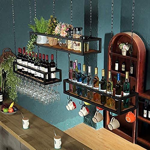 Casier à vin plafond réglable pour libérer le plan de travail de votre cuisine - 3