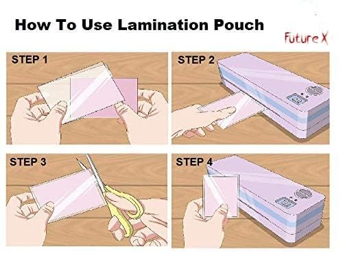 Image of Lamination Pouch (A4 Size - 80 Micron) Clear Glossy Thermal Transparent Waterproof 100 Sheets Perfect Document & Certificate Protection Thermal Film - Multipurpose (A4-80 Micron 100 Pouch)