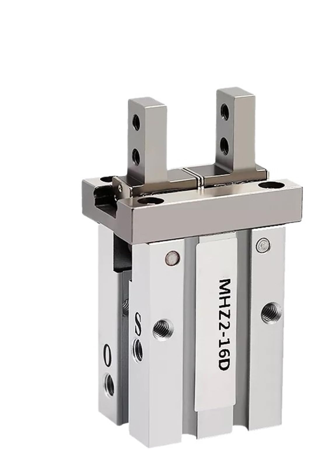Pince pneumatique MHZ2-40D avec guidage linéaire SC en aluminium usiné