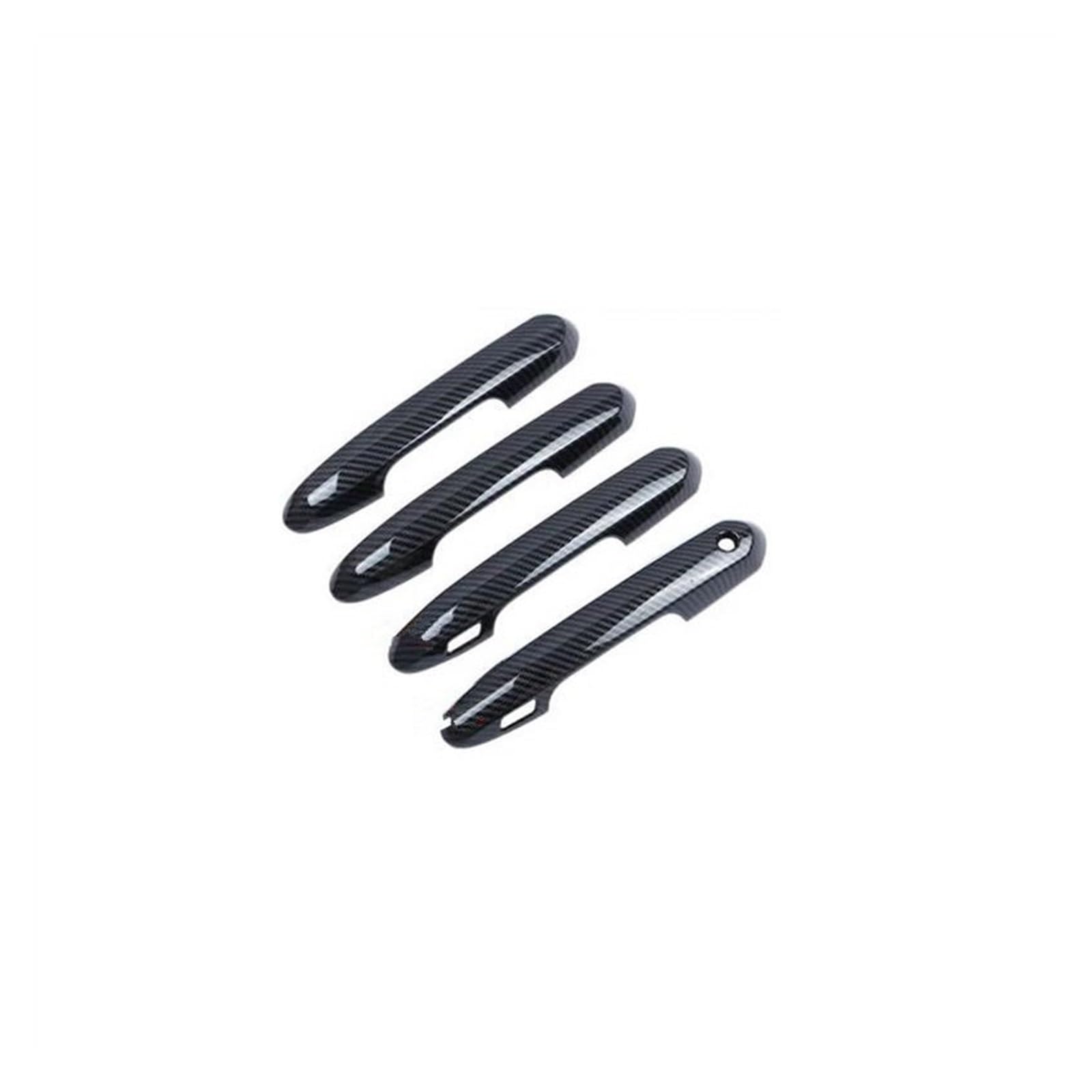 Kjhopy Carbon Abs Fiber Car External Side Door Handle Bowl Catch Cover Protection Trim For Toyota Rav4 Xa50 2019-2022 Exterior Door Handle(Carbon)