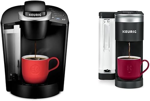 Keurig K-Classic - Cafetera K-Supreme Smartphone, de una sola porción, programable, de 6 a 10 onzas. Tamaños de preparación, negro y cafetera