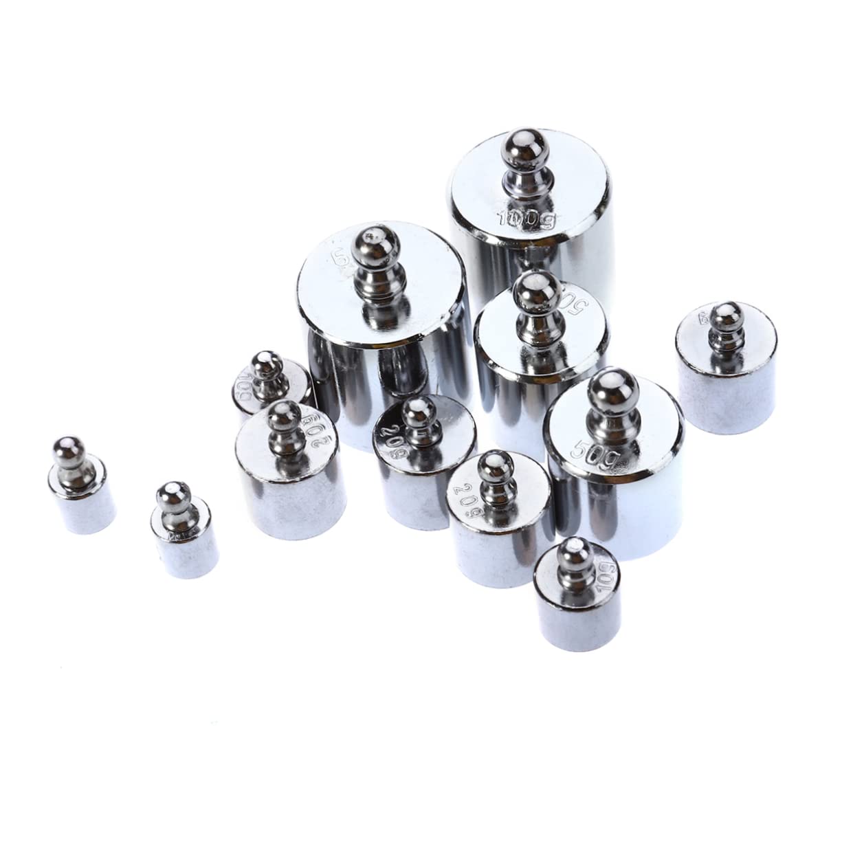 FUNOMOCYA Scale Calibration Weight Kit Precision Steel for Lab Commercial Educational Use