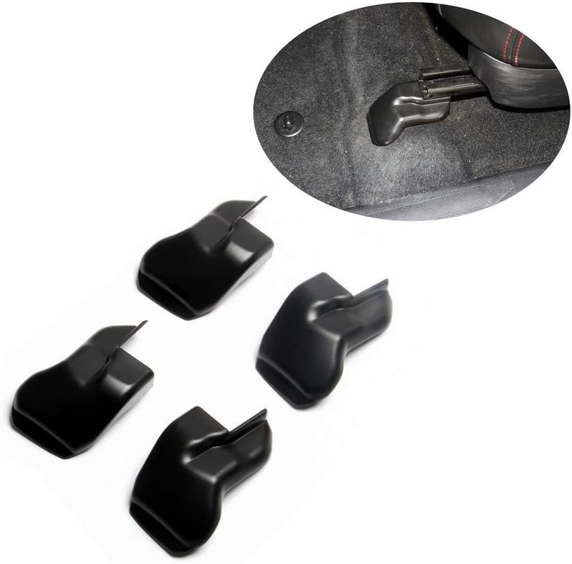 JSTOTRIM Fit for 2016-2022 Toyota Tacoma 4PCS Anti-dust Seat Bracket Fixing Bolts Cover Trims Accessories