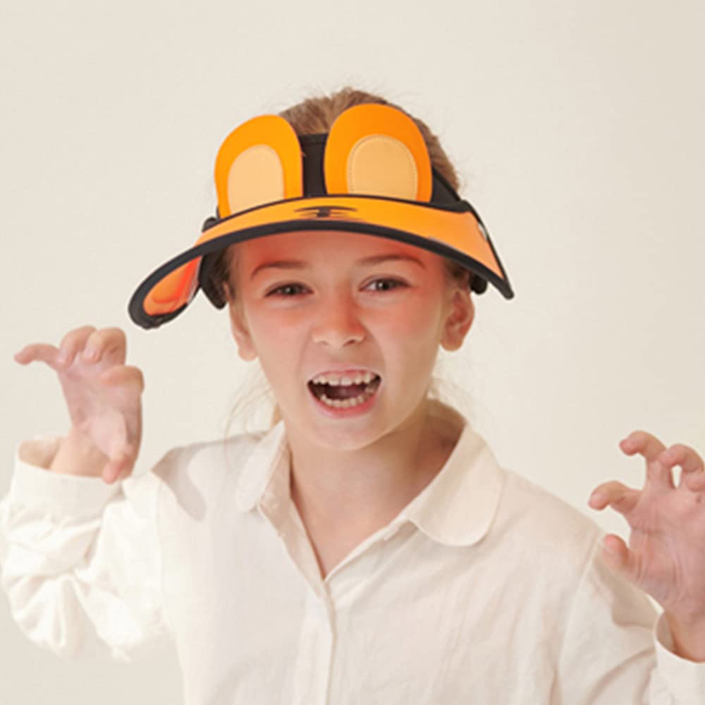 XIAOLIN Cappellino da Sole Unisex per Bambini a Tesa Larga Cappellino Vuoto Cappellino Sole Carino Gioco all'aperto Spiaggia Escursionismo Visiera Viaggio Cappelli(Color:E)