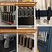 Magnetic Ammunition Holder，Double Sided Gun Magnet for Gun Magazines, Knives, Organize Mount in Gun Safe, Cabinet, Wall, Door, Ammo Storage Accessories for Handgun, Pistol and Rifle Mags