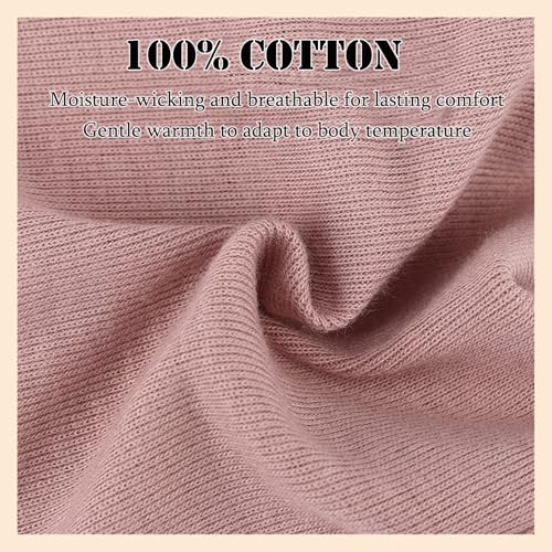 Newborn Hats Mittens Set Cute Baby Girls Boys Cotton Beanie hat Gloves, Unisex Baby Infant Caps for 0-6 Months4