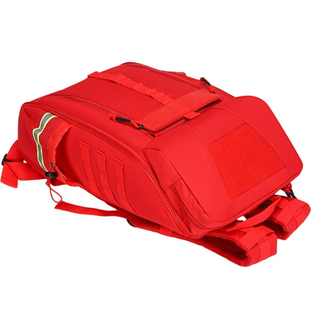 Mochila De Primeros Auxilios, Bolsa Médica con Tira Reflectante, Bolsa Vacía para Primeros Auxilios para Emergencias, Ideal para Acampar, Ciclismo Y Senderismo.