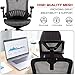 Loyrus Ergonomic Office Chair, High Back Desk Chair with Adjustable Headrest and Flip-Up Arms, Swivel Task Chair with Lumbar Support and Tilt Function, Rocking Mesh Computer Chair(Gray)