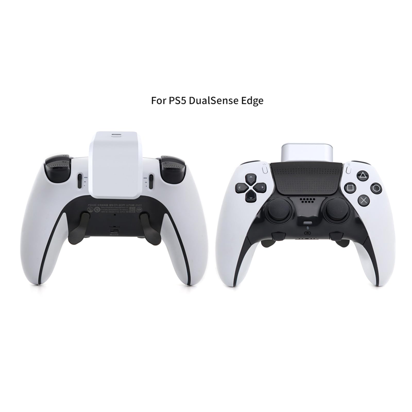 Pacco Batteria Ricaricabile Newwyt Gamepad per Controller Wireless PS5 Pacco Batteria da 1600 mAh con indicatore LED Accessori da Gioco ABS