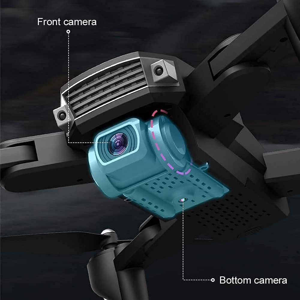 GPS Drone for Kids Adults with 6K HD Camera Adjustable Foldable RC Quadcopter for Beginners with 50 Mins Flight Sensor Trajectory Flight 3000M Remote Control Distance