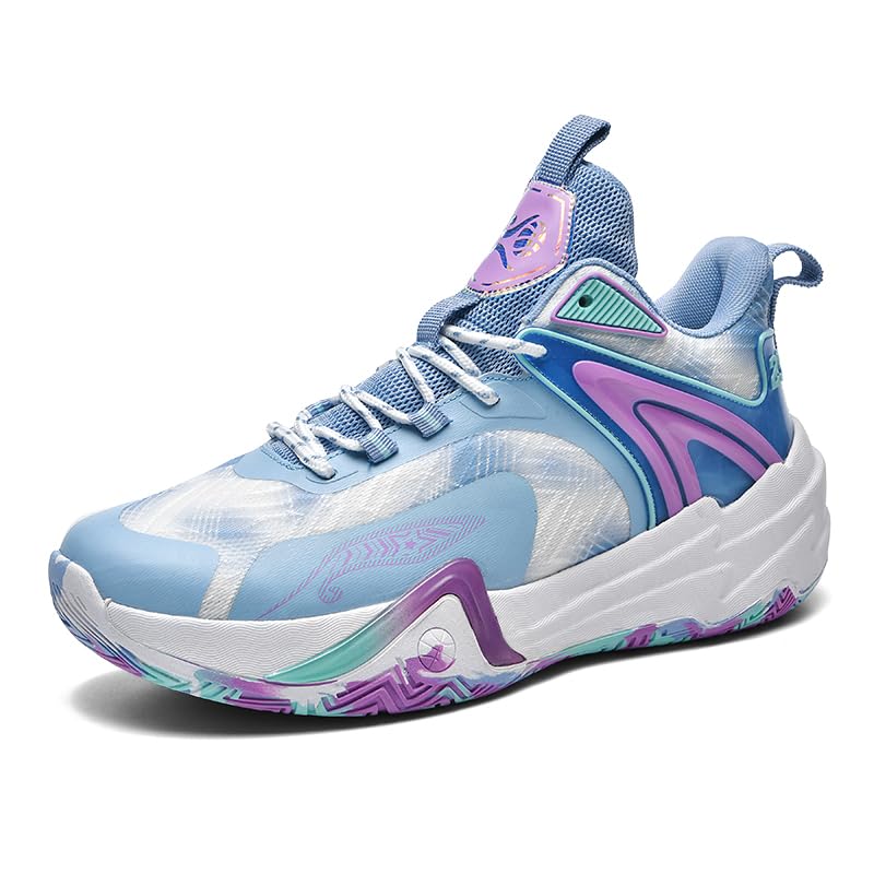 BALCUREY Basketball Shoes for Women and Men, Comfortable Non Slip Sports Outdoor Casual High Top Fashion Sneakers