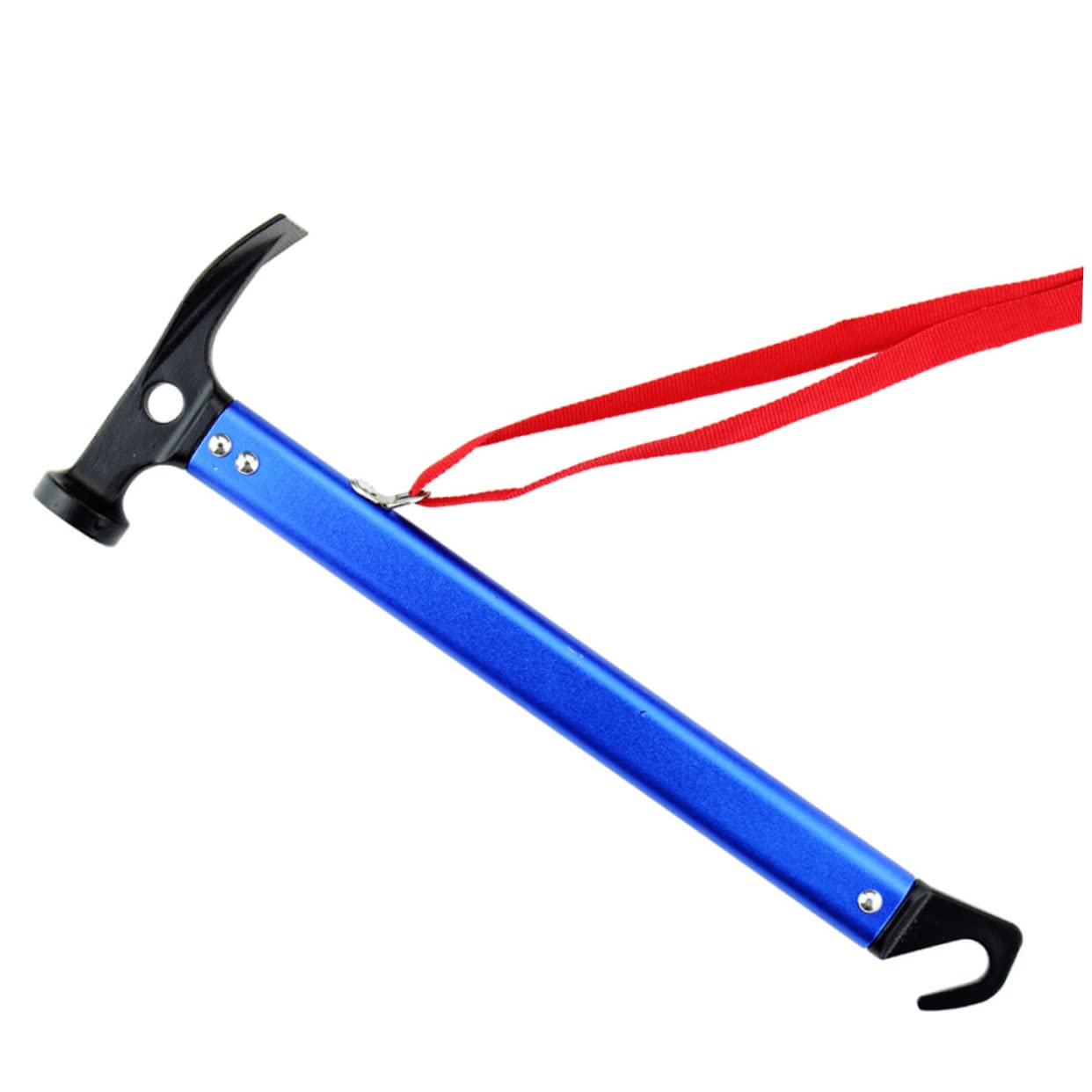 SEWACC Lightweight Tent Ground Metal Tent Stake Hammer Alloy Tent Peg Mallet Easy Ground Stake Installation for Camping