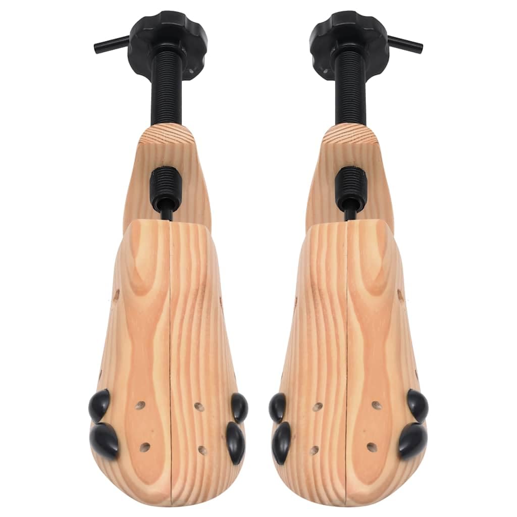 Tendiscarpe in legno di pino massiccio, regolabile, misura 41-46, con 12 fori e 8 sfere per alleviare i punti di pressione, per uomo e donna, assorbe l'umidità