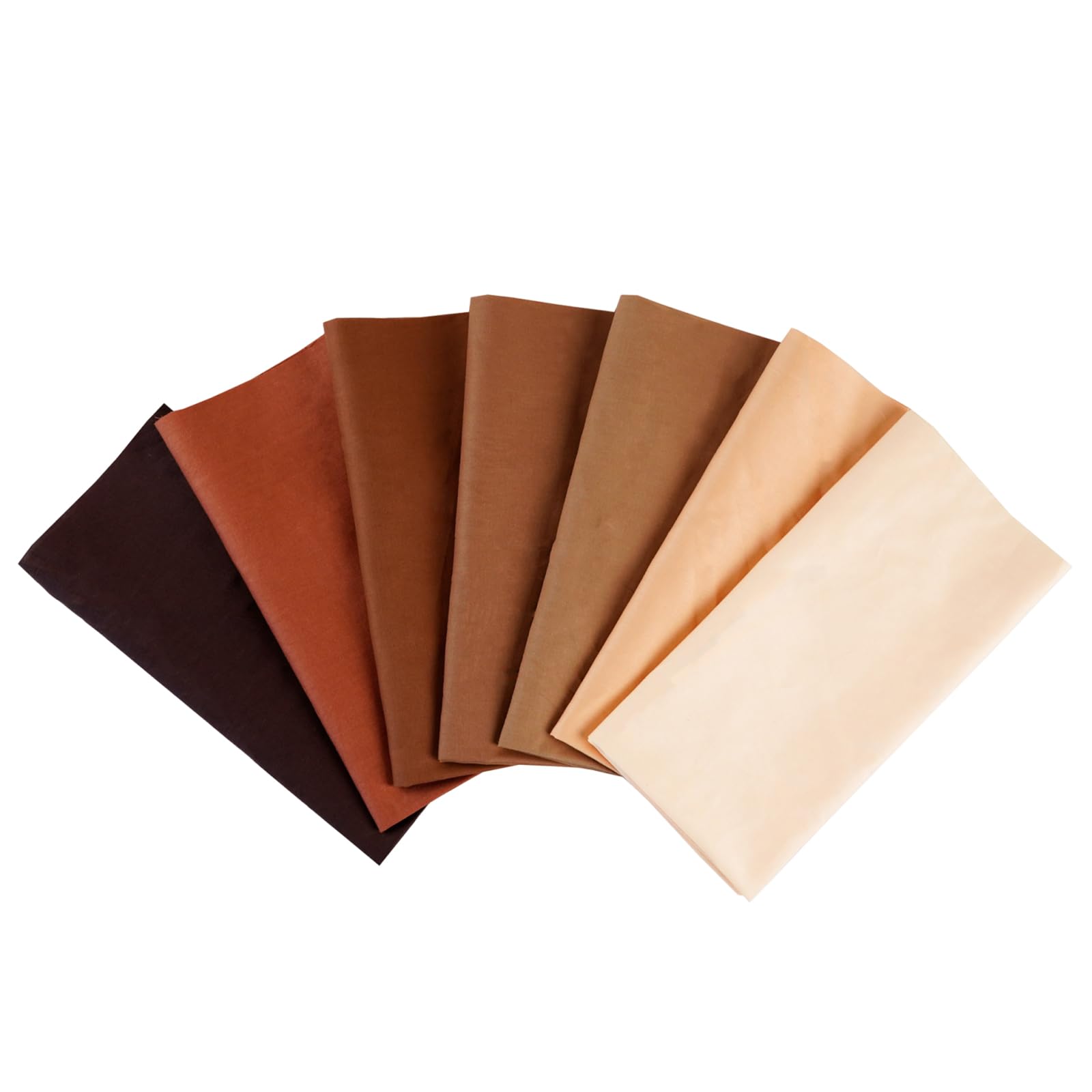 Tingliyi Brown 7 Pcs Fabric, Cotton Fabric Bundles, Craft Felt Fabric, 20X20cm Felted Squares For Sewing, Patchwork, Quilting, Diy Crafts, Crafting Supplies