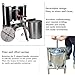 HCTOOL Honey Press Extractor Wax Machine Stainless Steel Honey Press Beeswax Machine Manual Large Bee Honey Presser Fruit Wine Press For Honey Wine Juice Vegetables Olive Oil Making