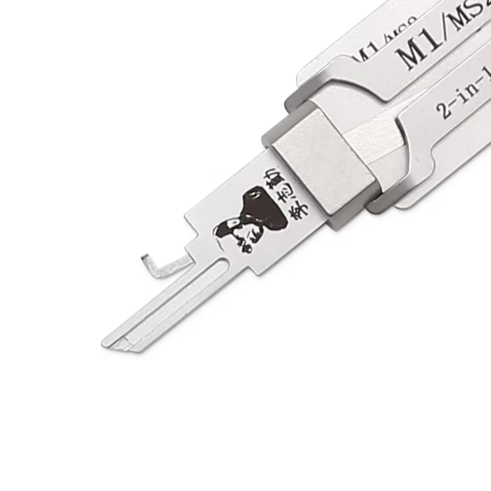 Outil De Crochetage 2 En 1 M1/MS2 - Décodeur Et Crochet Pour Serrures à Double Rainure - Acier Inoxydable