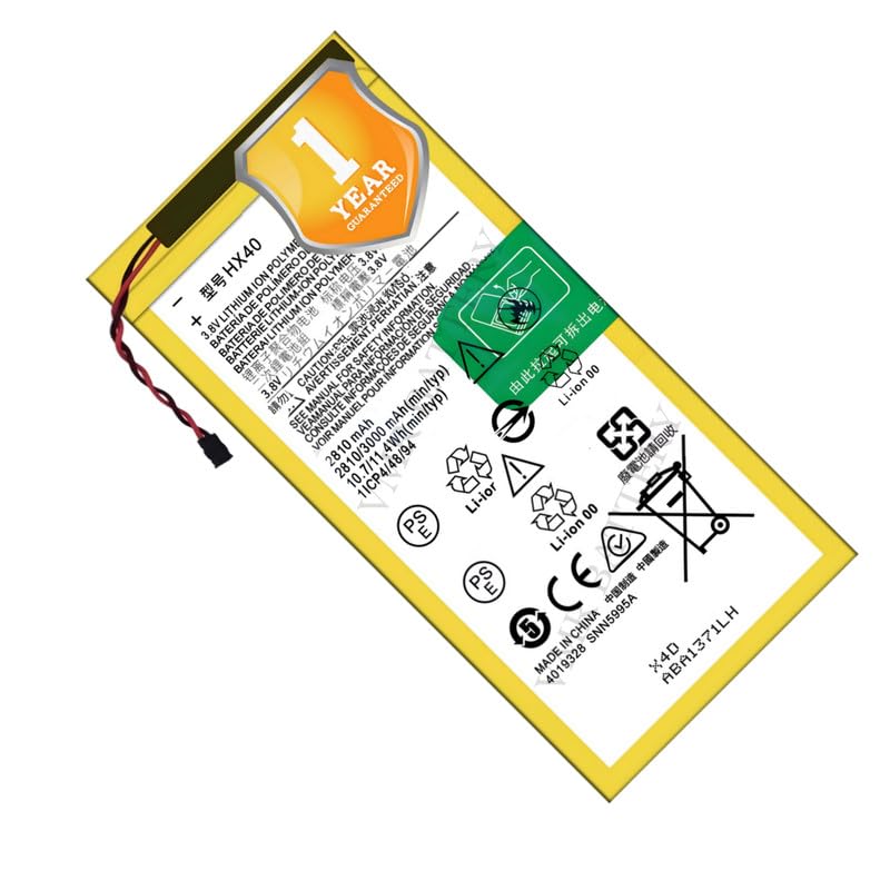 Image of Original HX40 Battery Compatible for Motorola Moto X4 | Moto X (4th Gen.) (XT1900-1, XT1900-2, XT1900-3, XT1900-4, XT1900-5, XT1900-6, XT1900-7) - (3000mAh) - 1 Year Warranty K7