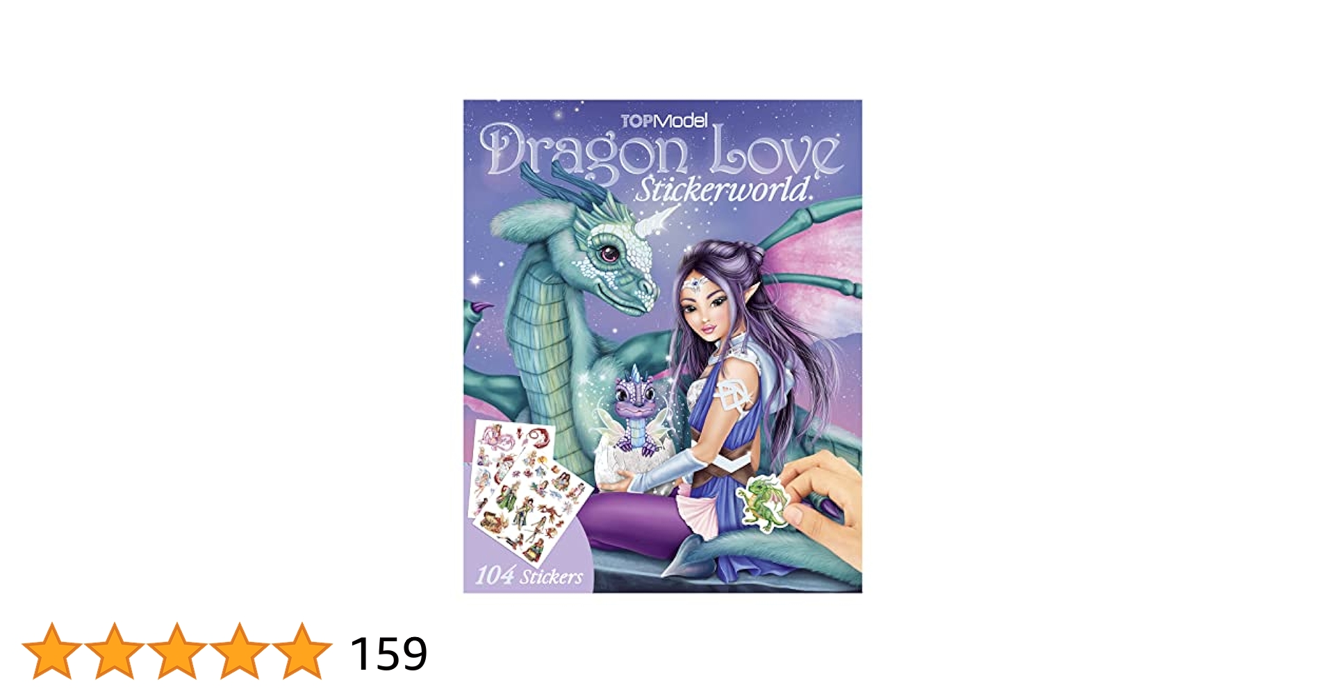 Depesche 11909 TOPModel Love Stickerworld Book with 20