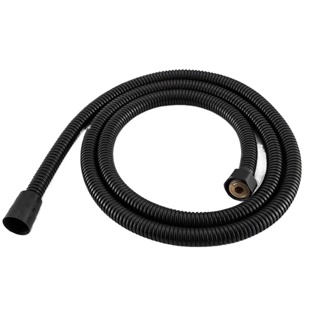 Flessibile doccia, Flessibile doccia di ricambio Nero opaco 1,5 m 2,0 m Flessibile doccia for bagno Flessibile soffione doccia flessibile Prolunga for tubo dell'acqua for bagno Acciaio inossidabile