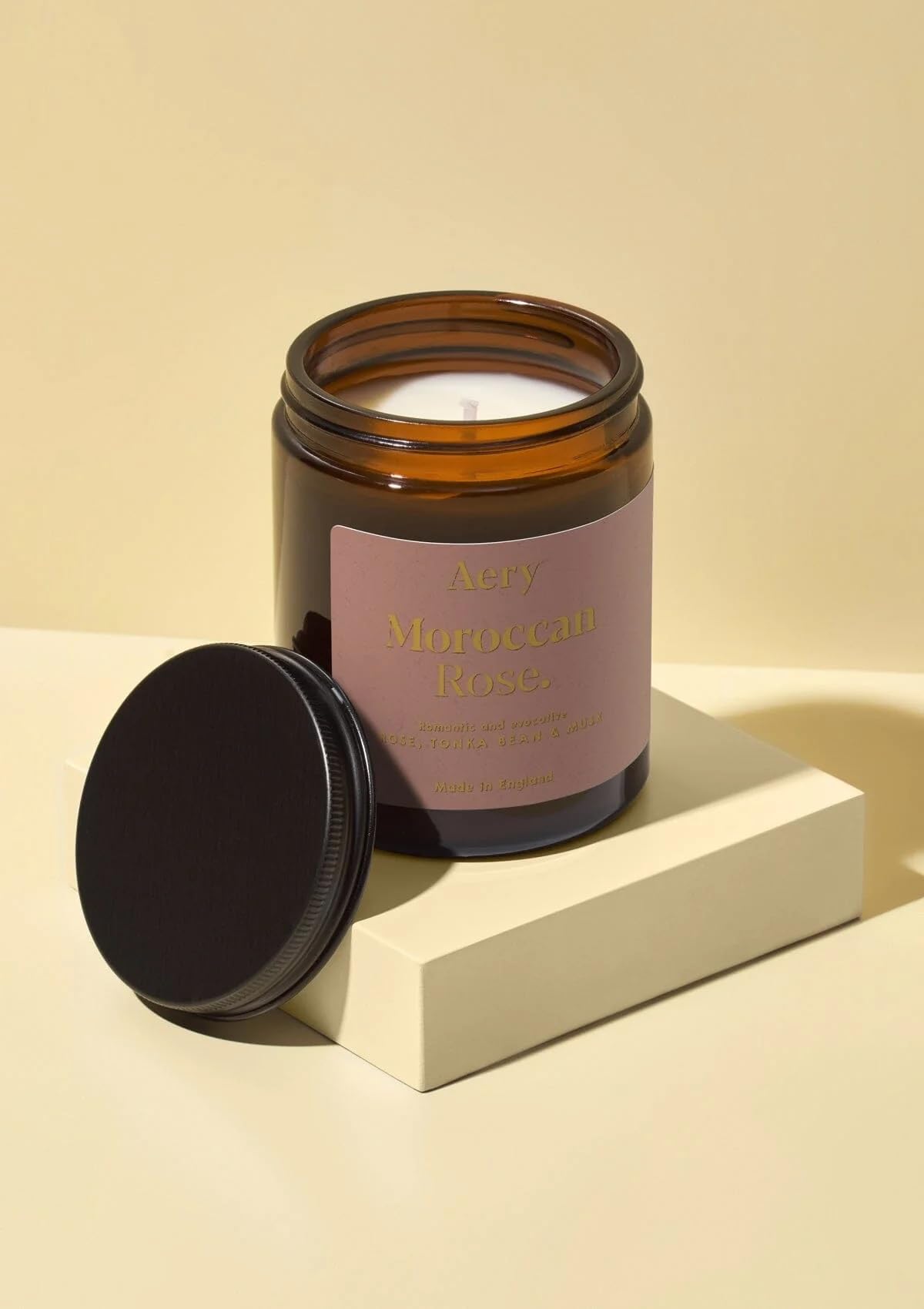 Moroccan Rose Scented Jar Candle - Image 2