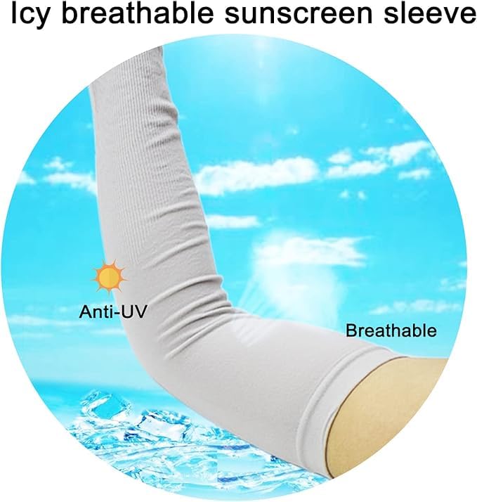 4pcs UV protección solar brazo mangas para hombres,mujeres compresión refrigeración manga,tatuaje encubrimiento mangas