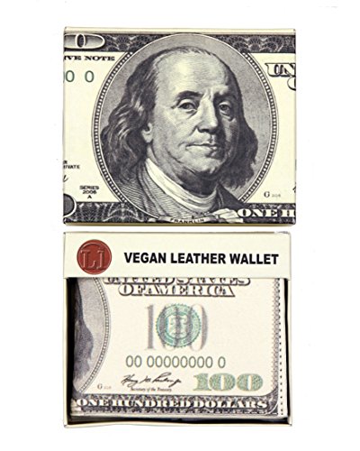 Mens USA Old $100 Dollar Bill Wallet Credit Card Holder and ID Display4