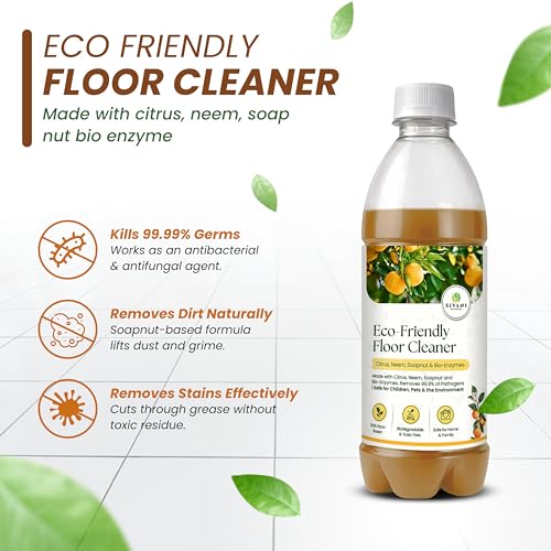 Image of Sivani Naturals Bio-Enzyme Floor Cleaner Chemical Free | Citrus, Neem & Soap Nut | Eco-Friendly, Safe for Kids & Pets