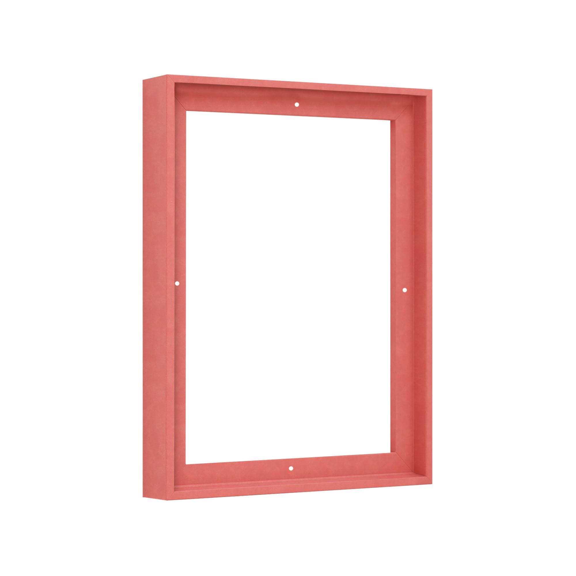 PIXY CANVAS Floater Frame 18x36 for 1-1/2 (1.5) inch Deep Canvas Paintings/Canvas Prints/Wood Canvas Panels/Wall Art/Wall Decor/Home Decor/Artwork (Pastel Red/Pink, 18 x 36 inch, Portrait) — image 1