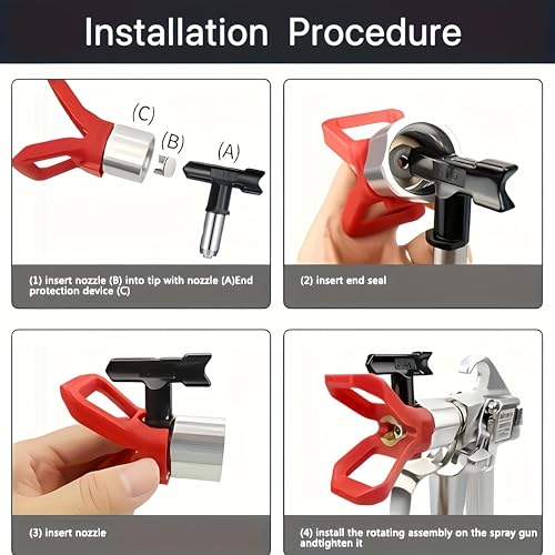 Image of Sprayer Accessories Parts，Spray Painted Extension Pole with Paint Sprayer Hose，Compatible with Graco 390 395 Spraying Machine，Airless Paint Spray Gun Set