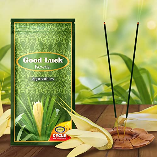 Cycle Pure Agarbatti Combo Pack | 5N | Good Luck Kewda, Kasturi, Champa, Rose, Mogra | Floral Natural Incense for Puja, Meditation, Freshness, Happy Vibes