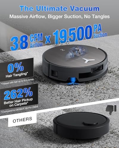 Image of ECOVACS DEEBOT X11 OMNICYCLONE Robot Vacuum and Mop, PowerBoost Charging