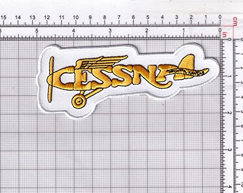 Parche Cessna Logo 1950-1970 Bordado 5 Pulgadas miniatura 2
