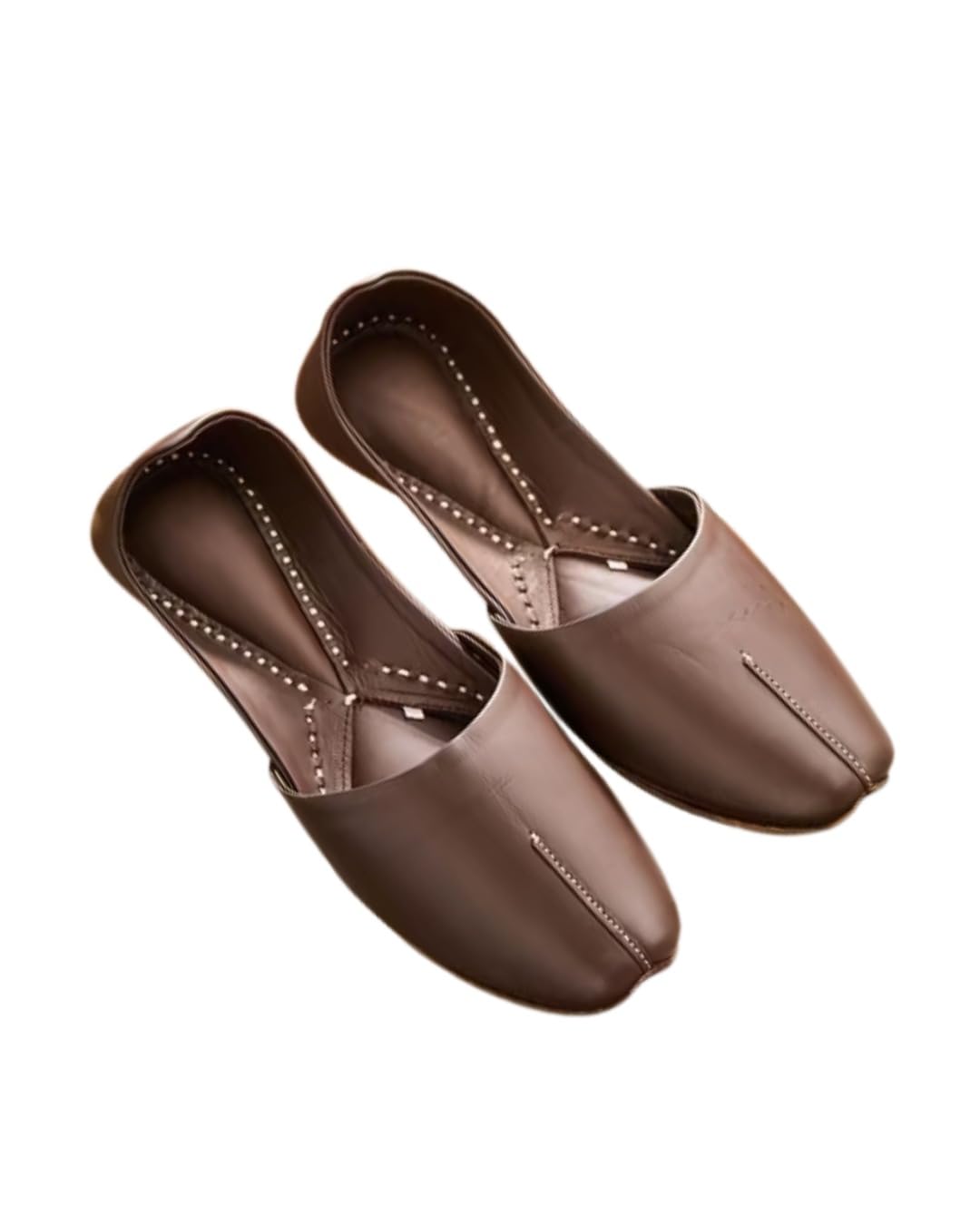 Men's Square Toe Leather Mojaris, Traditional Ethnic Footwear-picture-20