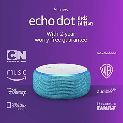 Echo Dot (3rd Gen) Kids Edition, an Echo designed for kids with parental controls - Blue