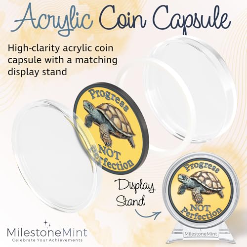 Affirmation-Sobriety-Coin-Gift-Set-Inspirational-AA-Chip-Medallion-with-Coin-Capsule-Display-Stand-Card-Sobriety-Gifts-for-Anniversary-Month-Year-for-Men-Women-in-Recovery