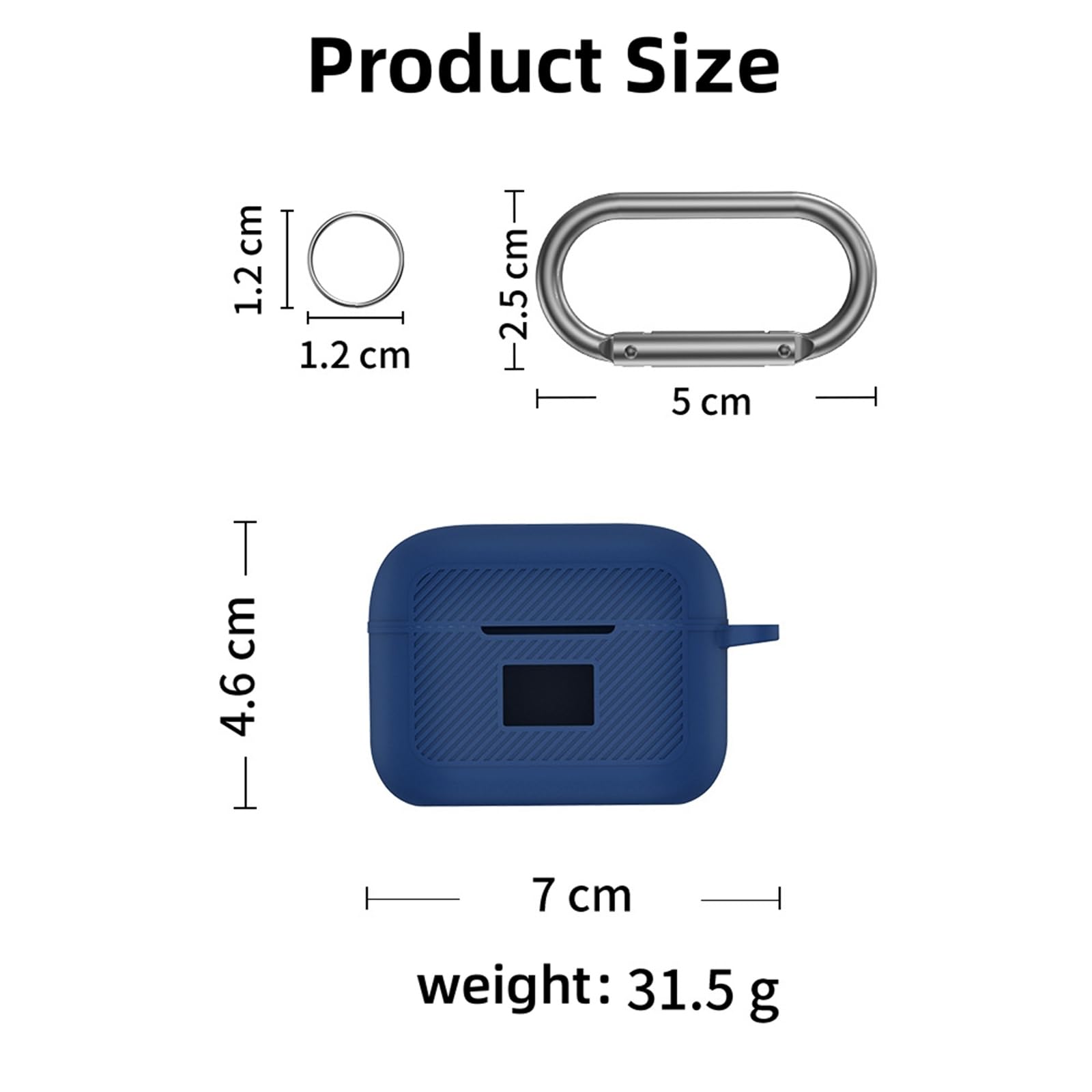 Amazon.com: [3 in 1] Compatible with Tozo t20 Case Cover with