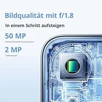 XIAOMI Redmi Note 17 Pro 5G, Smartphone 8+ 512 GB, riesig Akku mit 8340 mAh, IP66/IP68, Neue 50-MP-Kamera, 1,5K AMOLED-Display (6,83 Zoll), Schwarz, inklusive Kopfhörer – Ansicht 2